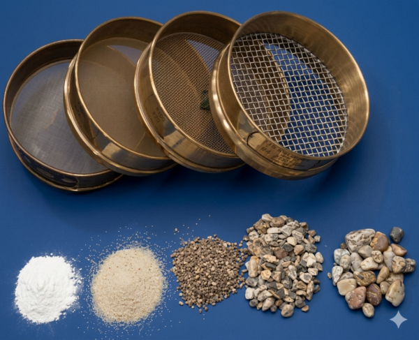 Sieve Segregation  Concrete Test Appratus